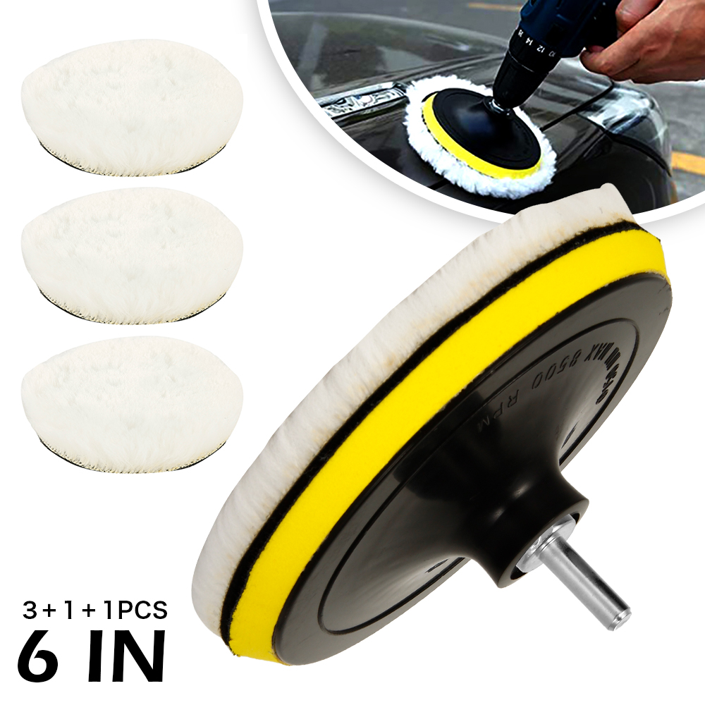 Polish Pad Set Buffer - 5 قطعة منصات تلميع السيارات مجموعة