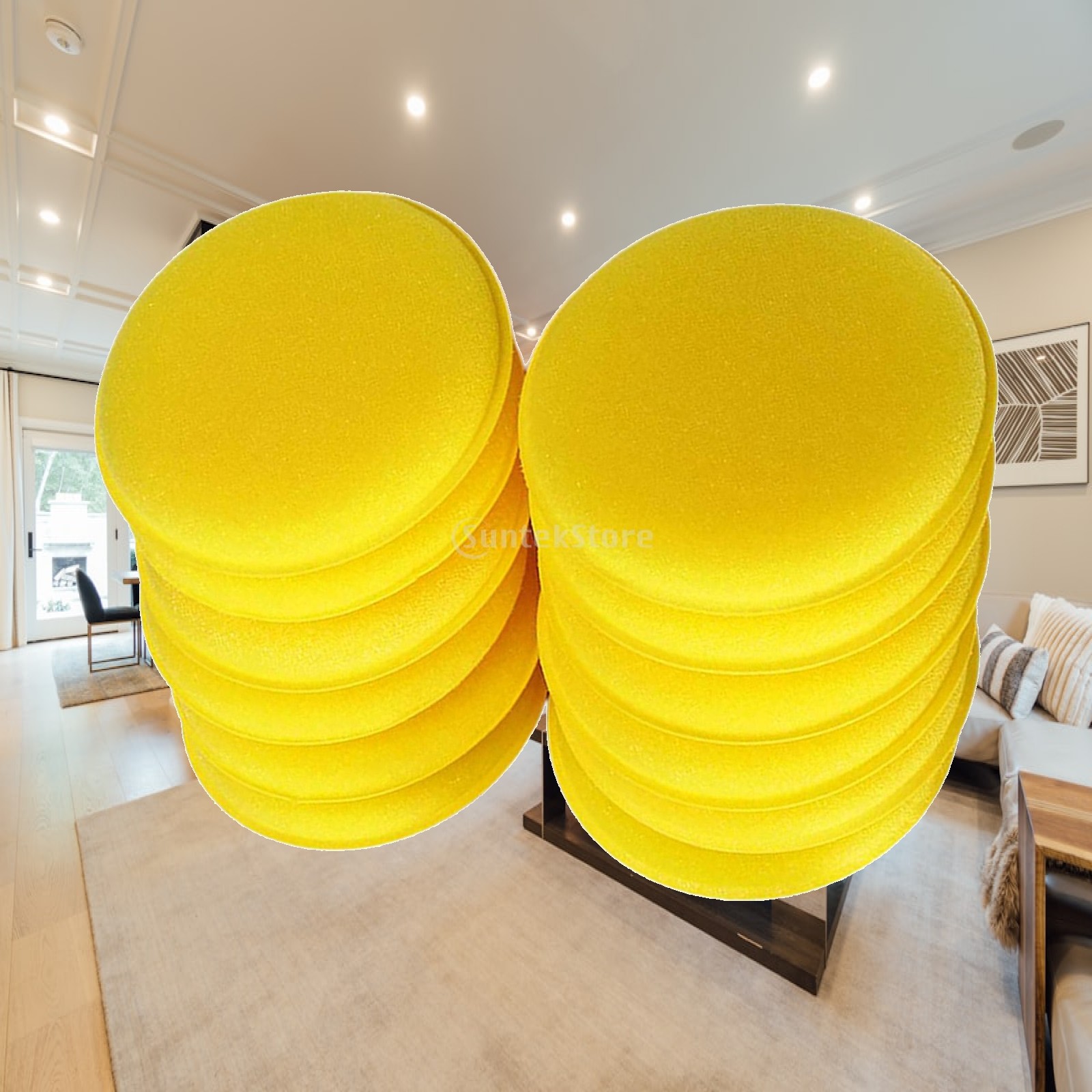 Polish Pad Set Buffer - طقم تلميع وتنظيف السيارات: إسفنجات ووسادات