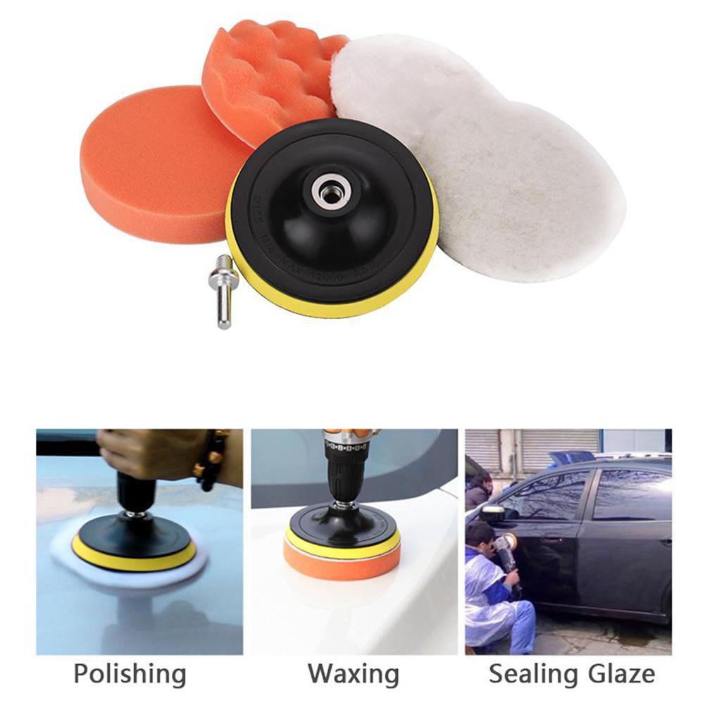 6 قطعة/المجموعة سيارة إسفنجة ت - مراجعة Polish Pad Set Buffer وسعره