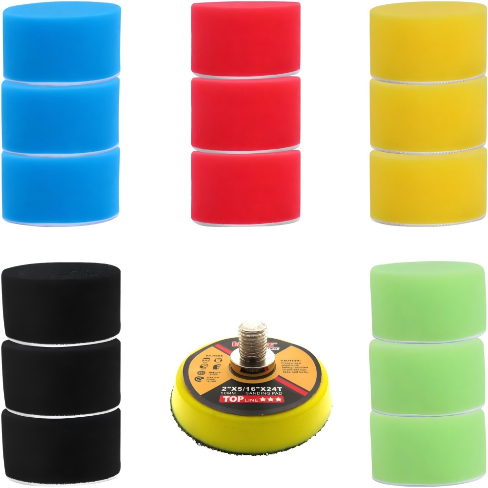 2 بوصة 50 مللي متر سيارة دوم ت - مراجعة Polish Pad Set Buffer وسعره